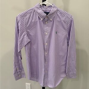 Ralph Lauren boys cotton poplin shirt, Size Large (14/16)